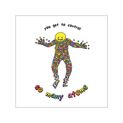 ATOMS (Square Vinyl Sticker)
