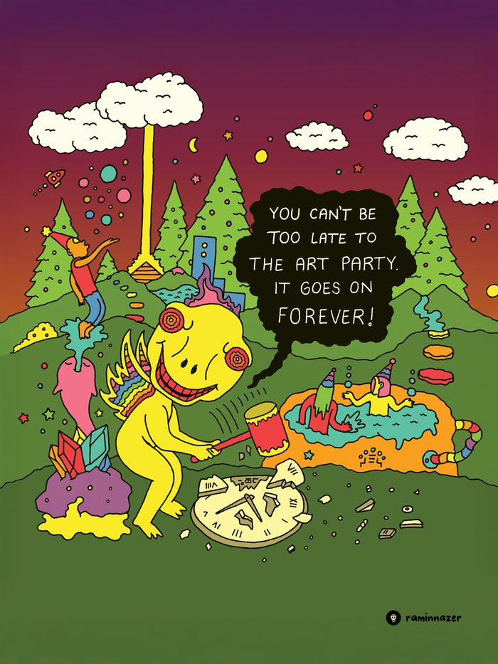 ART PARTY NEVER ENDS