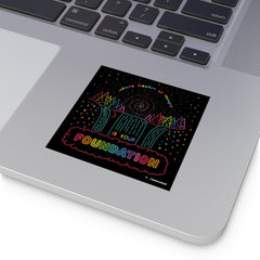 FOUNDATION (Square Vinyl Sticker)