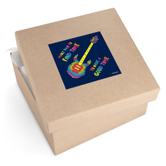 MAKE TIME (Square Vinyl Sticker)