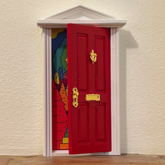 RAINBOW BRAINSKULL MAGIC DOOR (RED)