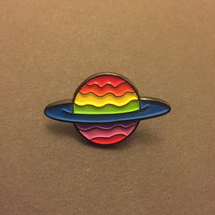 Rainbow Planet Pin