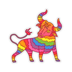 Rainbow Ox (Kiss-Cut Sticker)