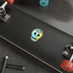 Rainbow Brainskull (Holographic Die-cut Sticker)
