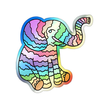 ELEPHANT (Holographic Die-cut Sticker)