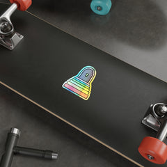 DOOR (Holographic Die-cut Sticker)