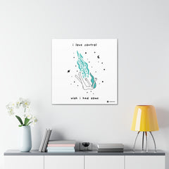 I LOVE CONTROL (Canvas Gallery Wrap)