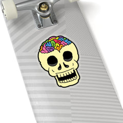 RAINBOW BRAINSKULL (Kiss-Cut Sticker)