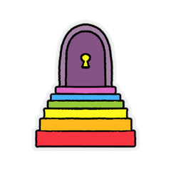 Secret Door (Kiss-Cut Sticker)