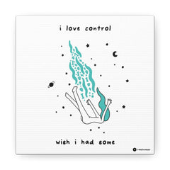 I LOVE CONTROL (Canvas Gallery Wrap)
