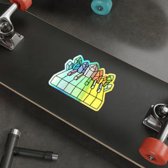 CRYSTAL PIANO (Holographic Die-cut Sticker)