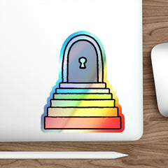 DOOR (Holographic Die-cut Sticker)