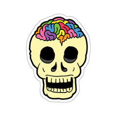 RAINBOW BRAINSKULL (Kiss-Cut Sticker)