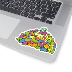 Bookworm (Kiss-Cut Sticker)