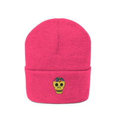 Rainbow Brainskull Knit Beanie