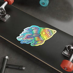 SPACESHIP (Holographic Die-cut Sticker)