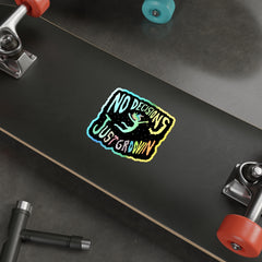 GROOVIN (Holographic Die-cut Sticker)