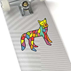 Polygon Fox (Kiss-Cut Sticker)