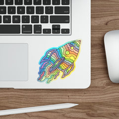 SPACESHIP (Holographic Die-cut Sticker)