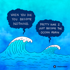 BECOME THE OCEAN (Soft Lightweight T-shirt)