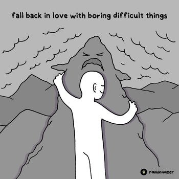 BORING DIFFICULT THINGS