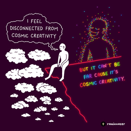 COSMIC CREATIVITY (Soft Lightweight T-shirt)