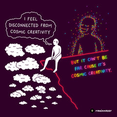 COSMIC CREATIVITY (Soft Lightweight T-shirt)