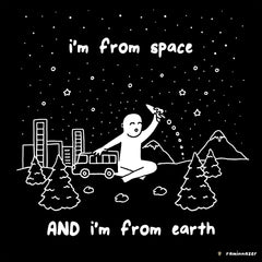FROM EARTH AND SPACE (Soft Lightweight T-shirt)