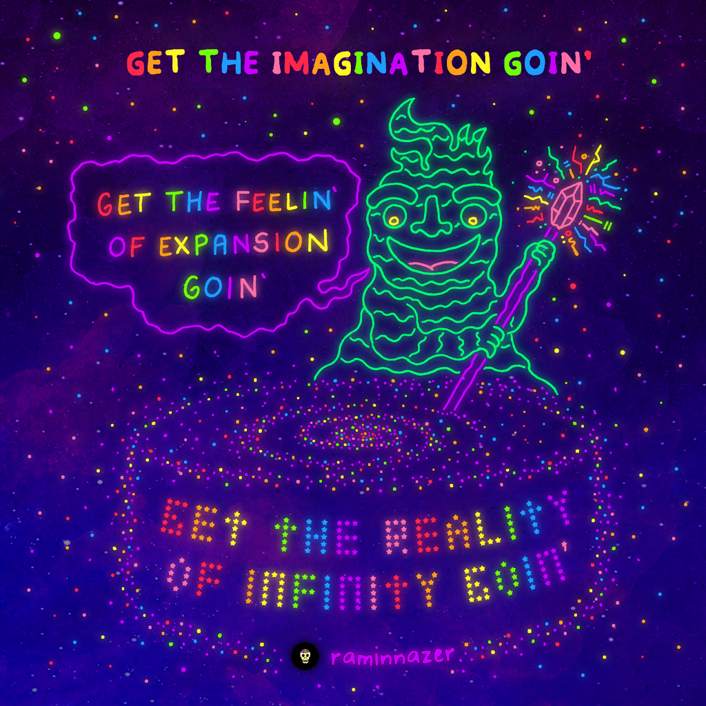 GET THE IMAGINATION GOIN' (Soft Lightweight T-shirt)