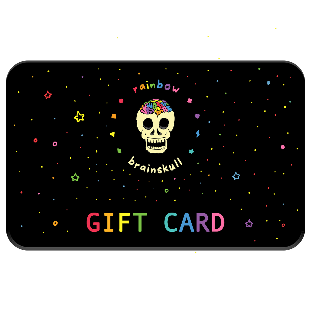 Rainbow Brainskull Gift Card