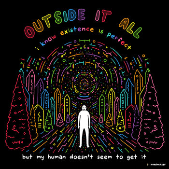 OUTSIDE IT ALL (Soft Lightweight T-shirt)