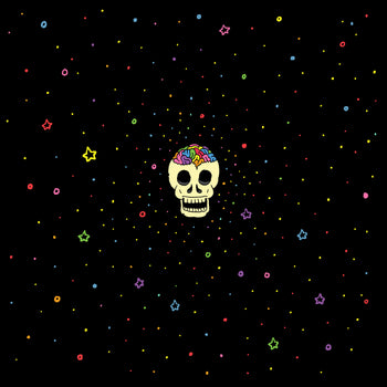 STARRY RAINBOW BRAINSKULL (Soft Lightweight T-shirt)