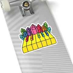 Crystal Piano (Kiss-Cut Sticker)