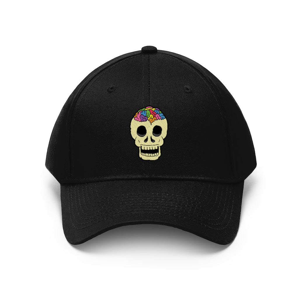 RAINBOW BRAINSKULL Hat (Baseball Cap)