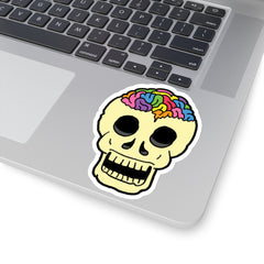 RAINBOW BRAINSKULL (Kiss-Cut Sticker)