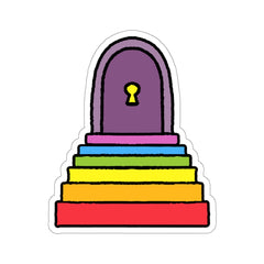Secret Door (Kiss-Cut Sticker)