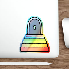 DOOR (Holographic Die-cut Sticker)