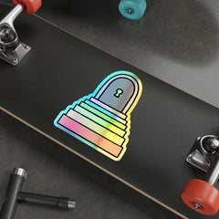 DOOR (Holographic Die-cut Sticker)