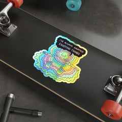 ENOYING THINGS (Holographic Die-cut Sticker)