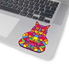 Polygon Cat (Kiss-Cut Sticker)