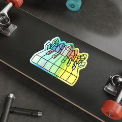 CRYSTAL PIANO (Holographic Die-cut Sticker)