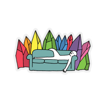 Crystal Couch (Kiss-Cut Sticker)