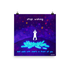 STOP WISHING