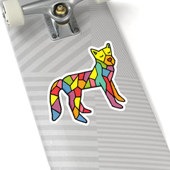 Polygon Fox (Kiss-Cut Sticker)