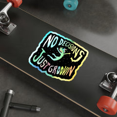 GROOVIN (Holographic Die-cut Sticker)