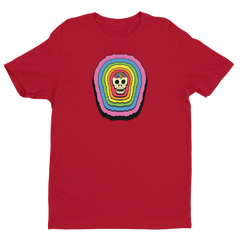Rainbow Brainskull Radiate (Soft Lightweight T-shirt)