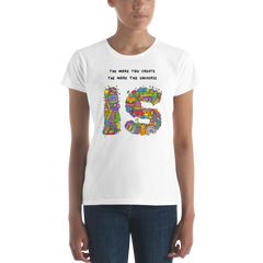 THE MORE YOU CREATE (Women's Fashion Fit Tee)