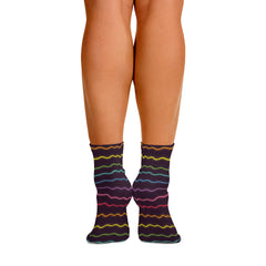 Neon Vibration Ankle Socks