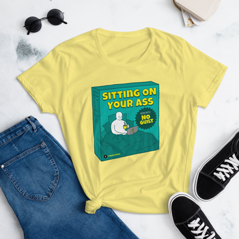 SITTING (Women's Fashion Fit Tee)