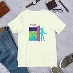 OUTSIDE IS CRAZY (Soft Lightweight T-shirt)